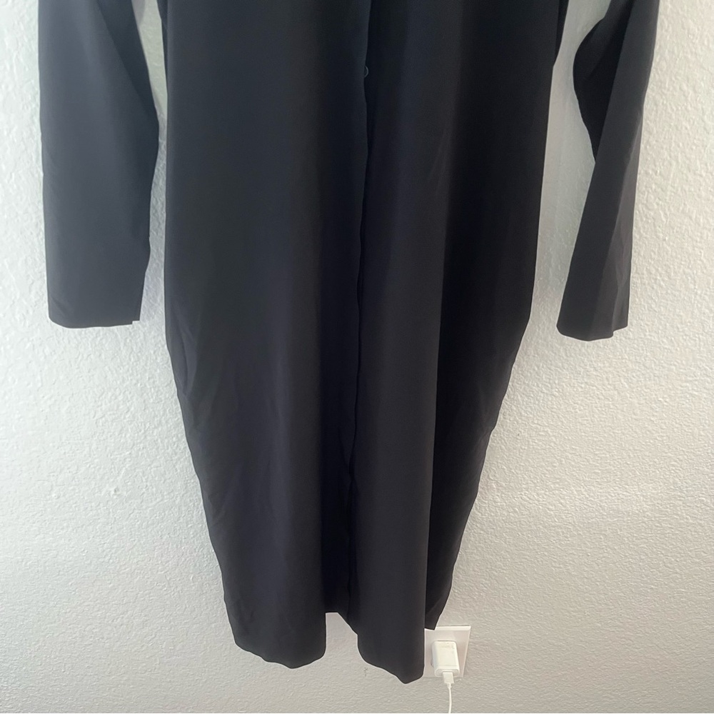 ATHLETA Urbanite Dress Black #846038 Casual Shirt Style Missing BELT Size S/P - Picture 6 of 16